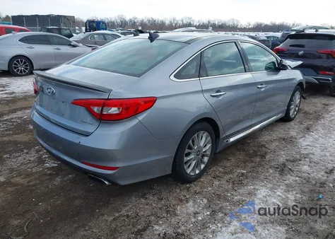 2015 Hyundai Sonata Limited из США, поврежденный, VIN 5NPE34AF9FH056294